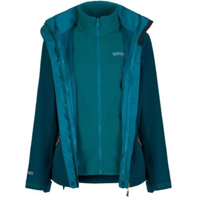 Chaquetas Regatta Cirro 3-in-1 Mujer - Verde Oscuro - Chile DXL205189
